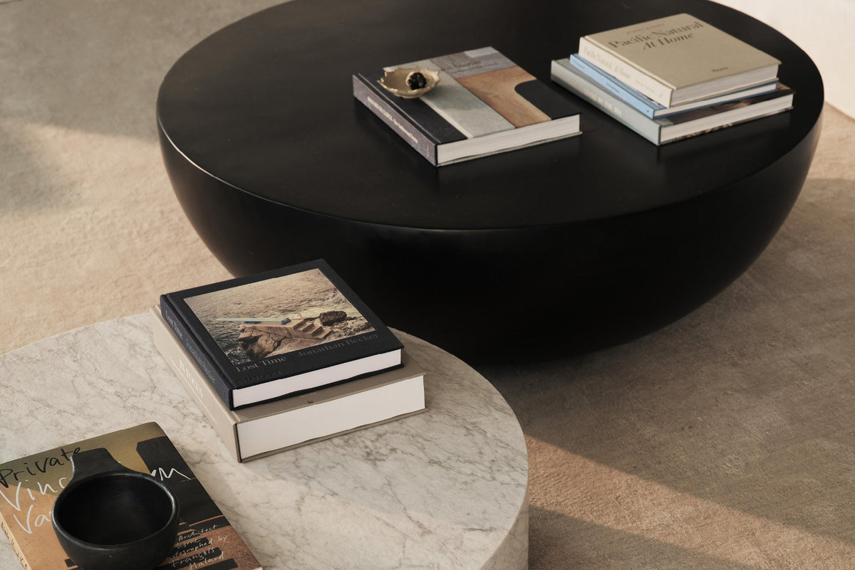 Table Basse Norwich — Marbre Carrare