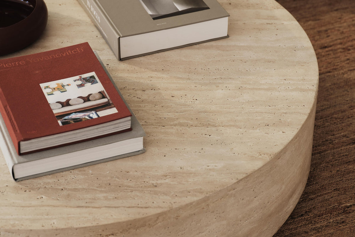 Table Basse Norwich — Marbre Carrare