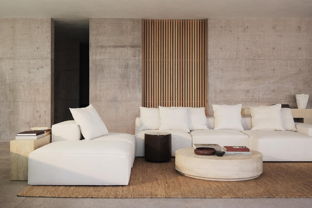 Table Basse Norwich — Marbre Carrare