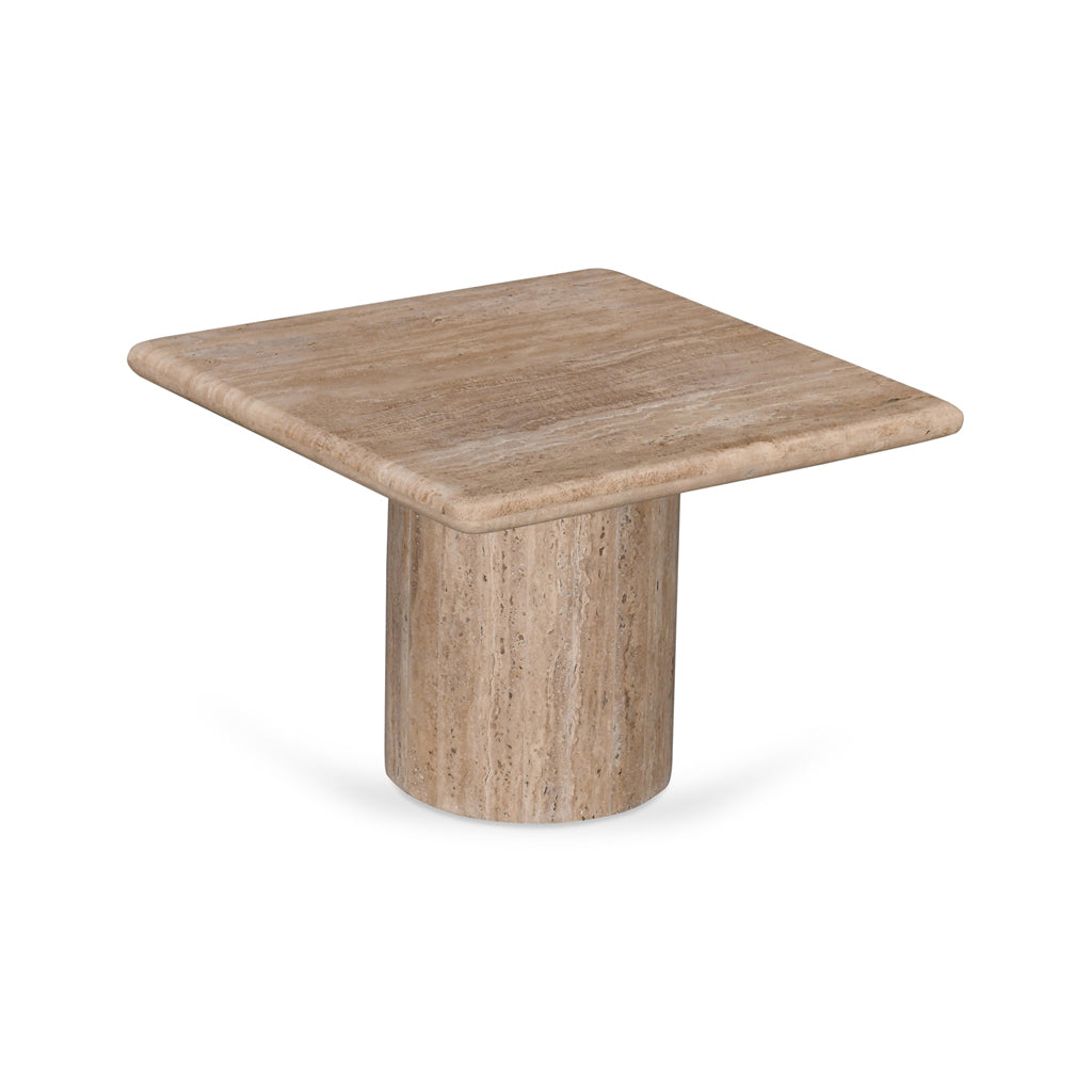 Table d'Appoint Costin — Travertin