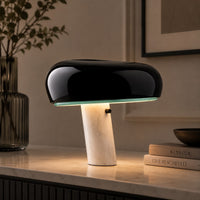 Lampe de Table Snoopy Noir Marbre