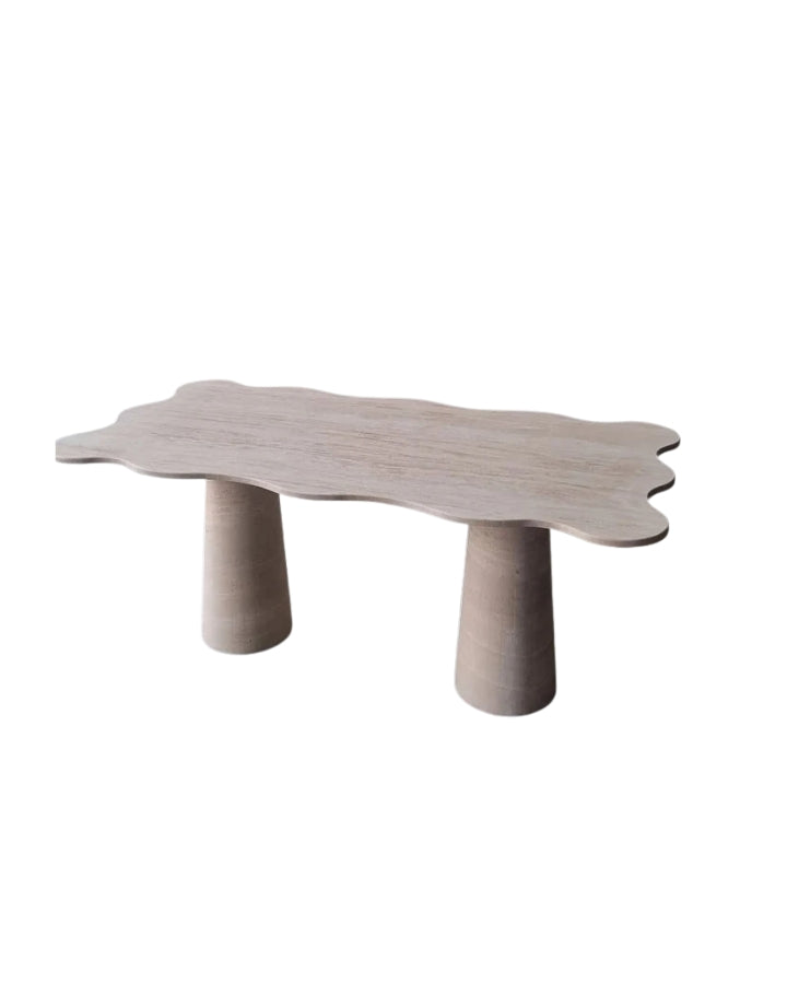 Table Basse Cadao — Travertin
