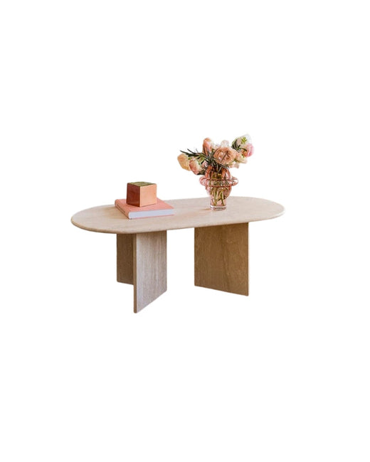 Table Basse Kamec — Travertin