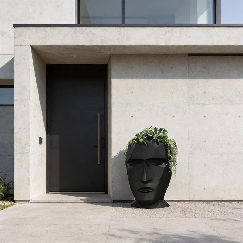 Sculpture Visage Abstracte – Design Minimaliste