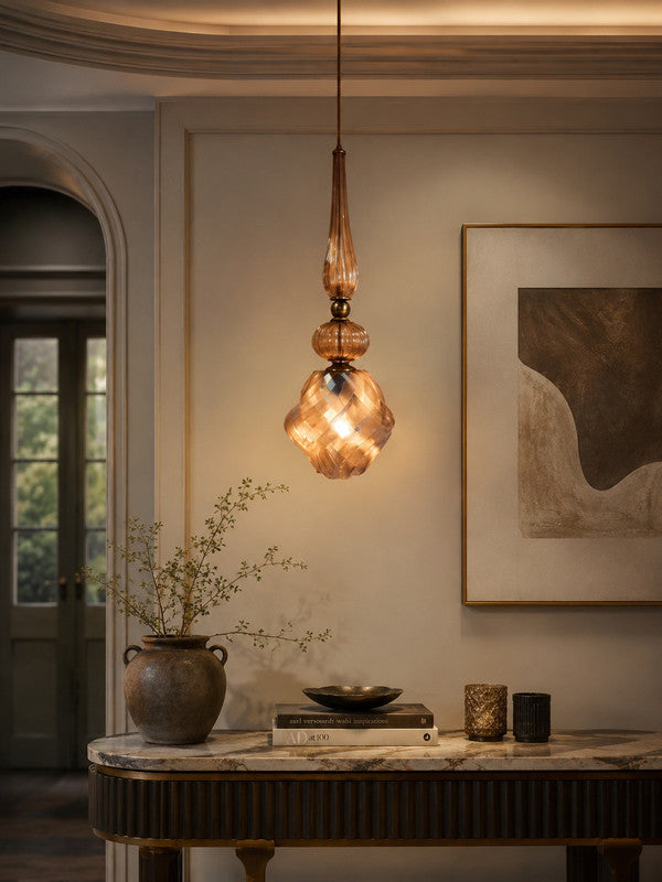 Suspension Design Élixir – Édition Ambrée