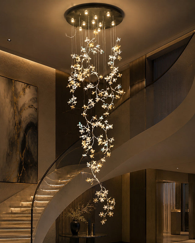 Lustre Monumental Cascade « Éden »