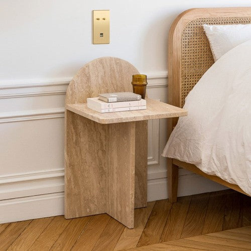Table Basse Sehpa — Travertin en situation