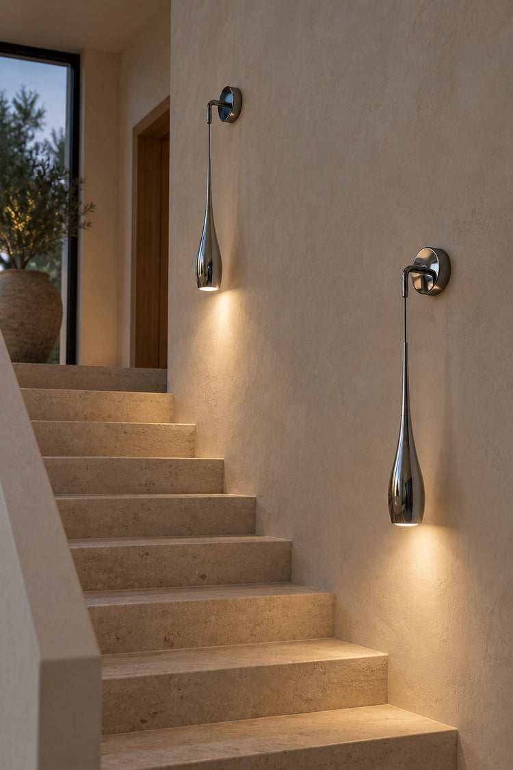 Appliques Argento dans un escalier