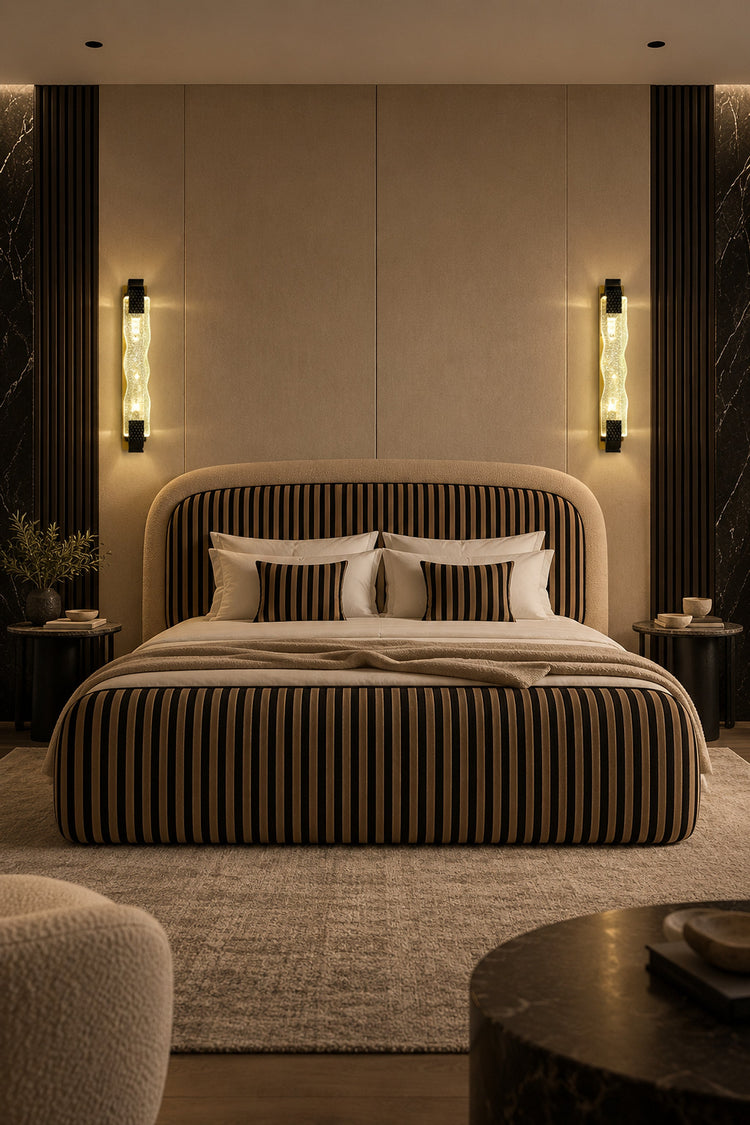 Appliques Onda dans une suite d'hôtel