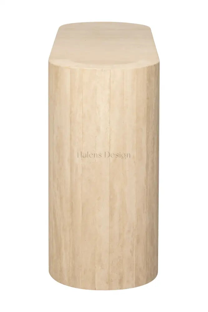 Console Biltor — Travertin Beige, détail