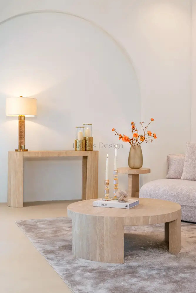 Console Peronne — Travertin Beige