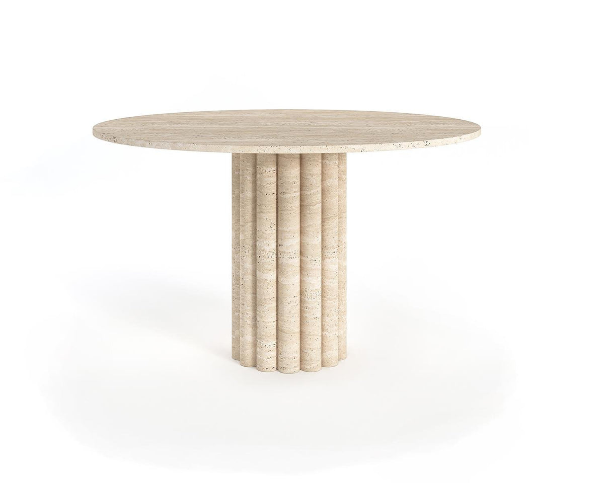 Table Basse Halona — Travertin