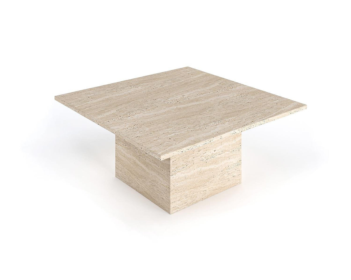 Table Basse Mia — Travertin