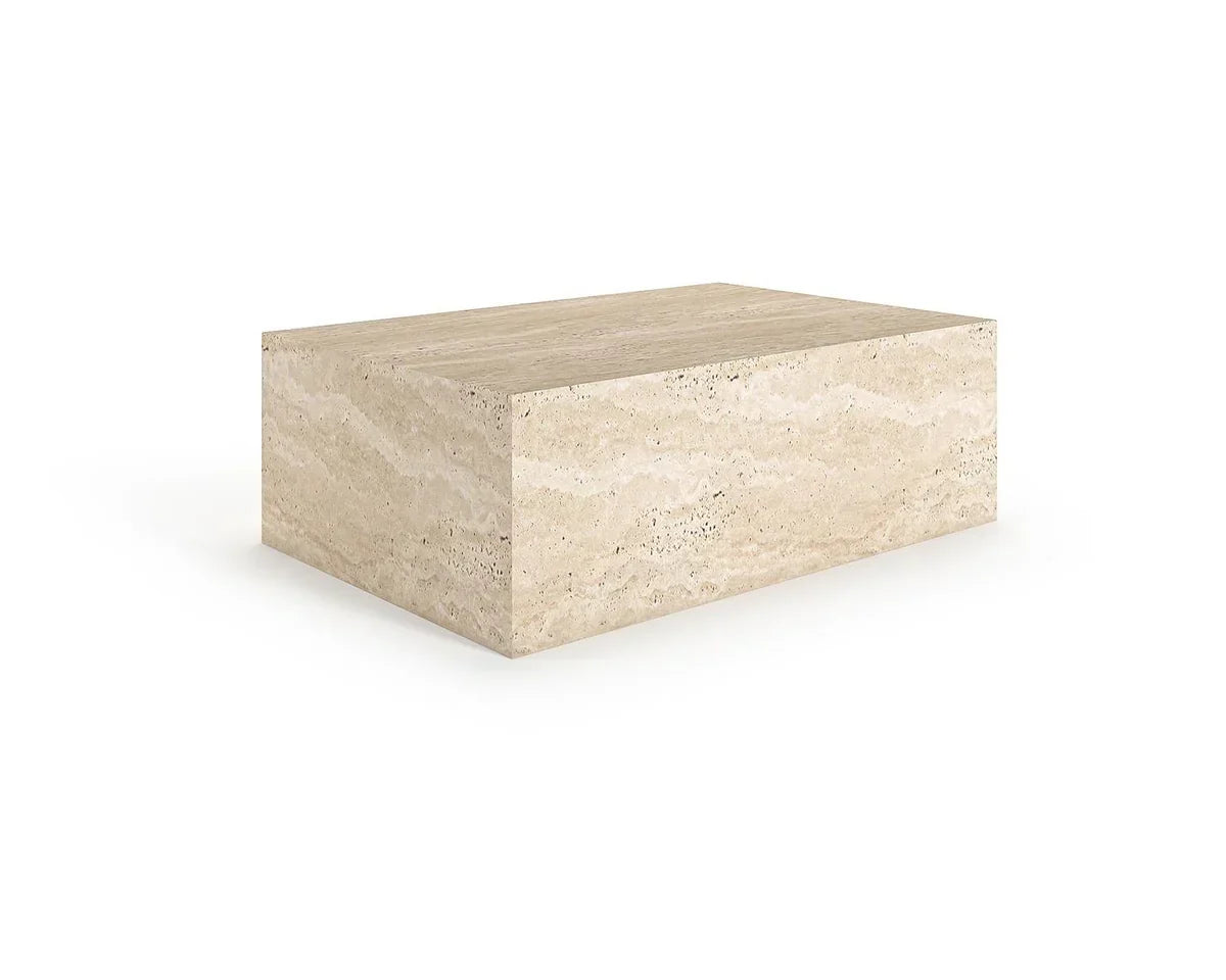 Table Basse Miz — Travertin