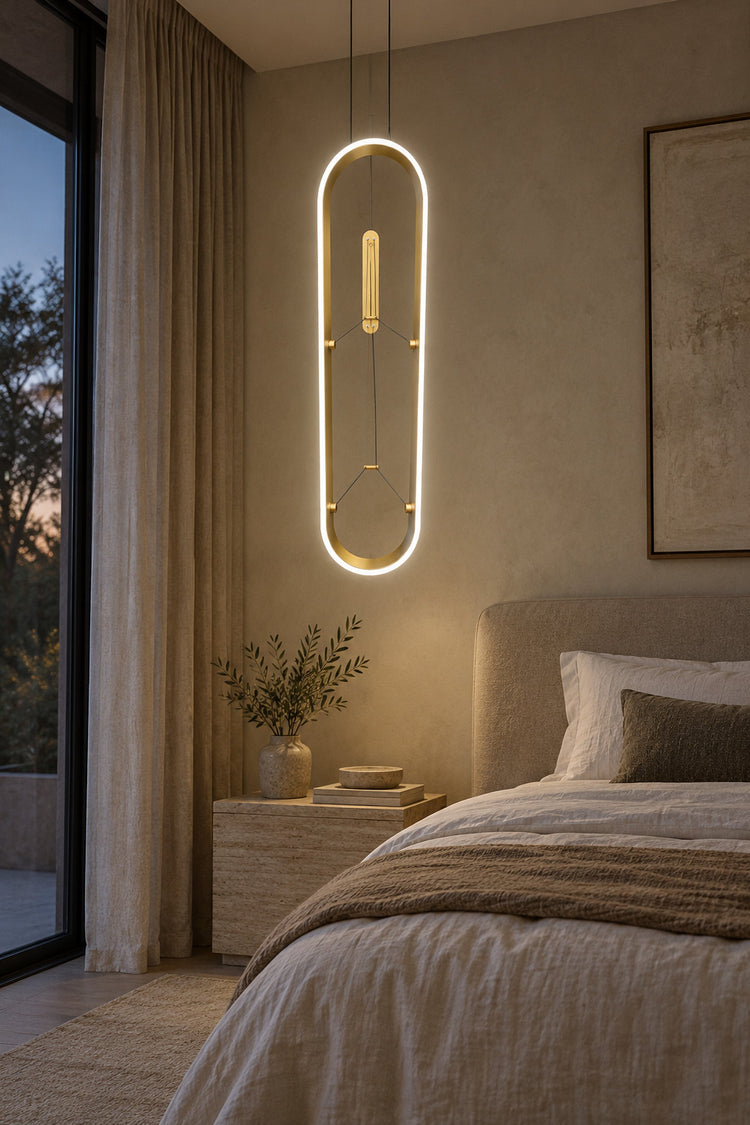 Lustre Anello dans une chambre, seconde vue