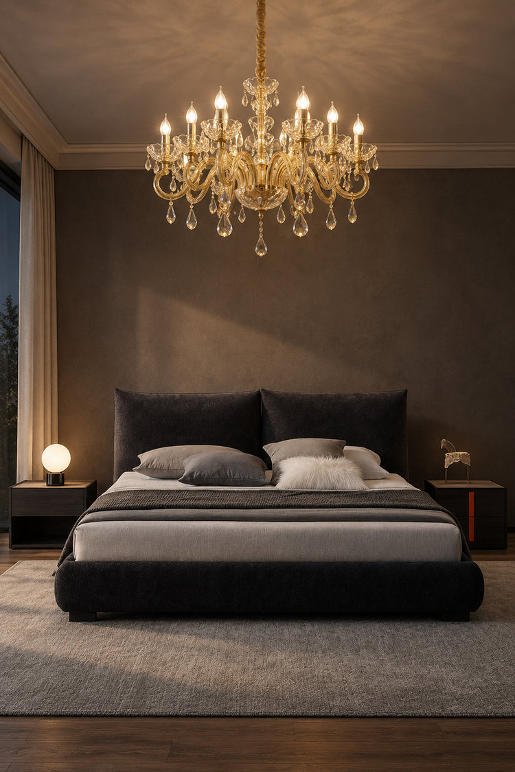Lustre Belcanto dans une chambre, seconde vue