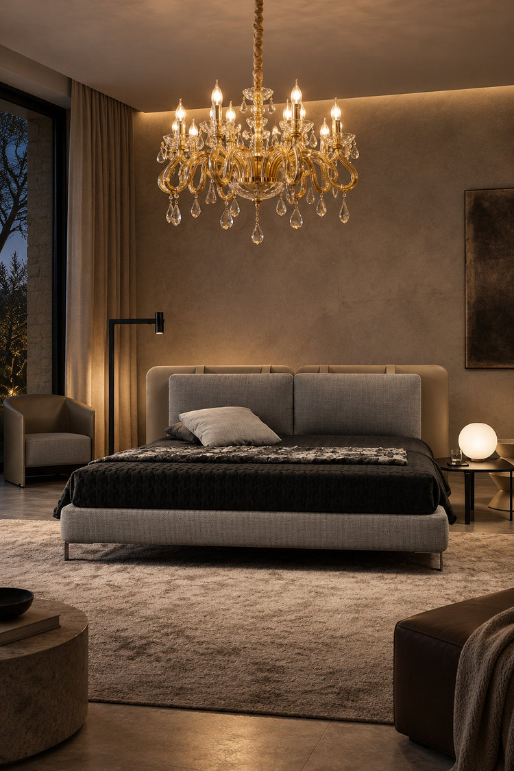 Lustre Belcanto dans une chambre