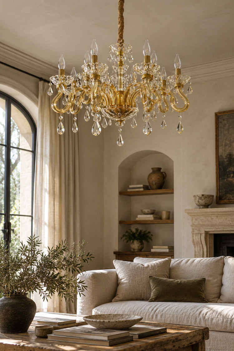 Lustre Belcanto éteint, en lumière du jour