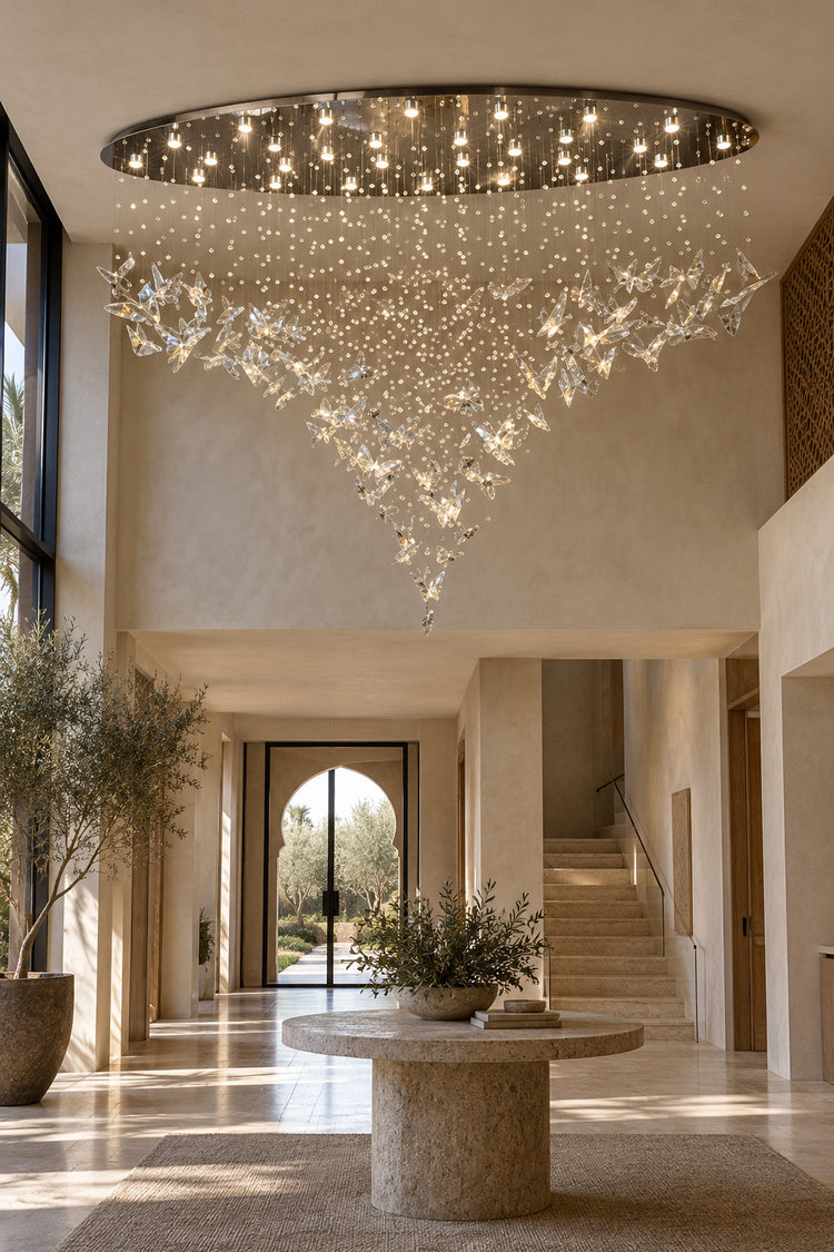 Lustre Farfalla dans une entrée
