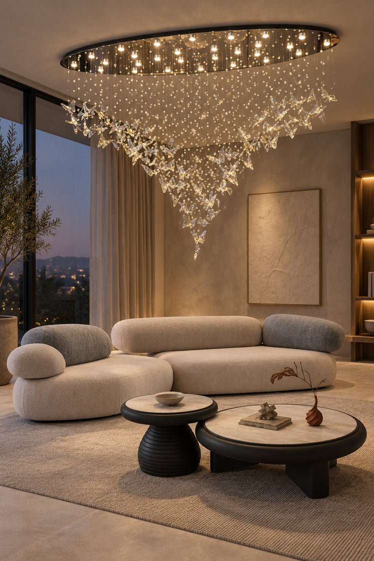 Lustre Farfalla dans un salon