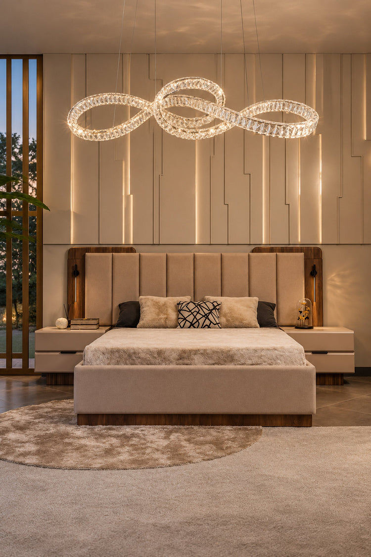 Lustre Infinito dans une chambre