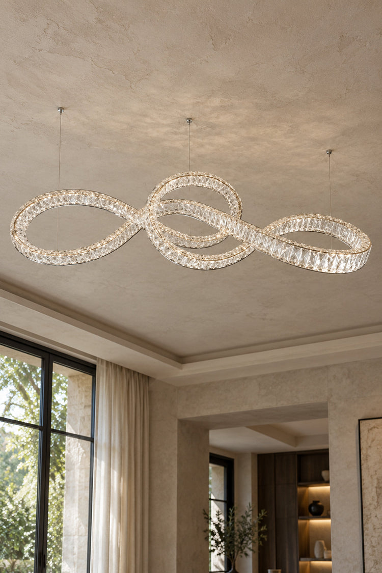 Lustre Infinito vu en contre-plongée