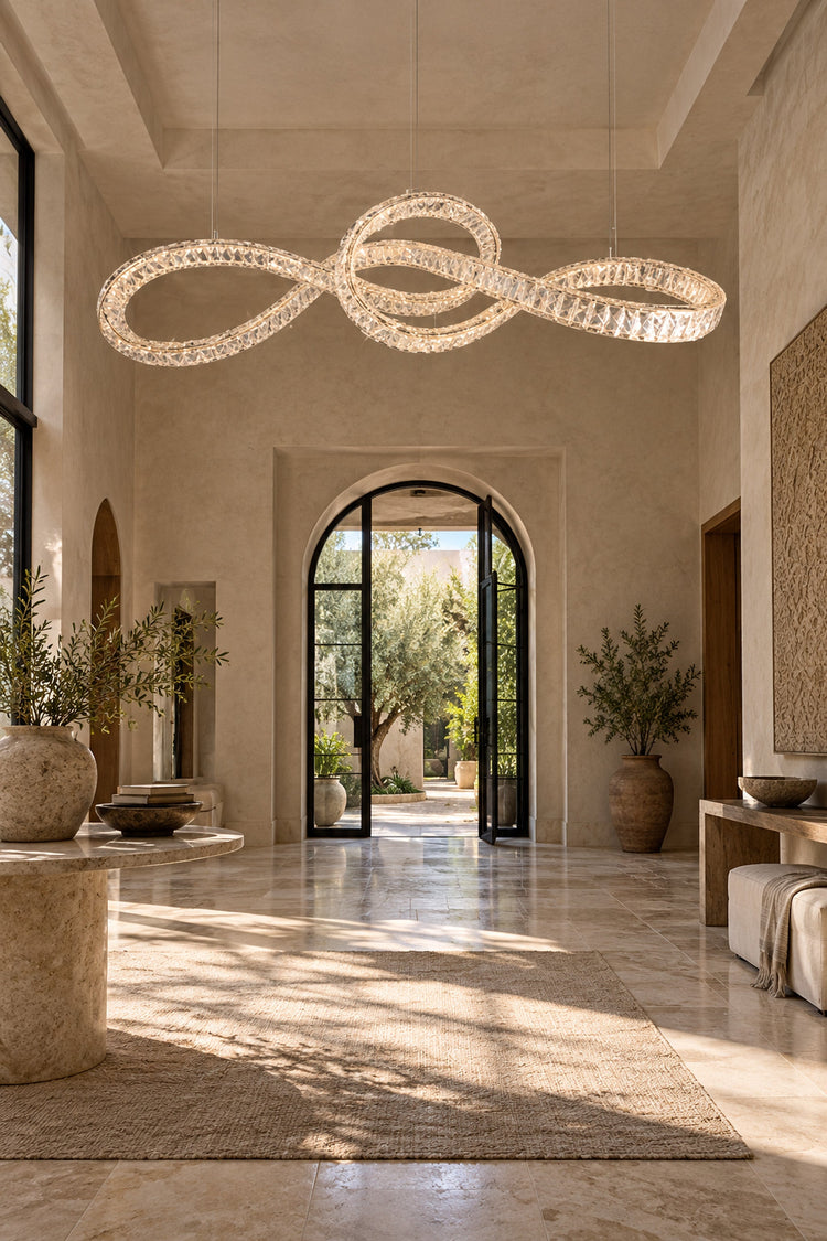 Lustre Infinito dans une entrée