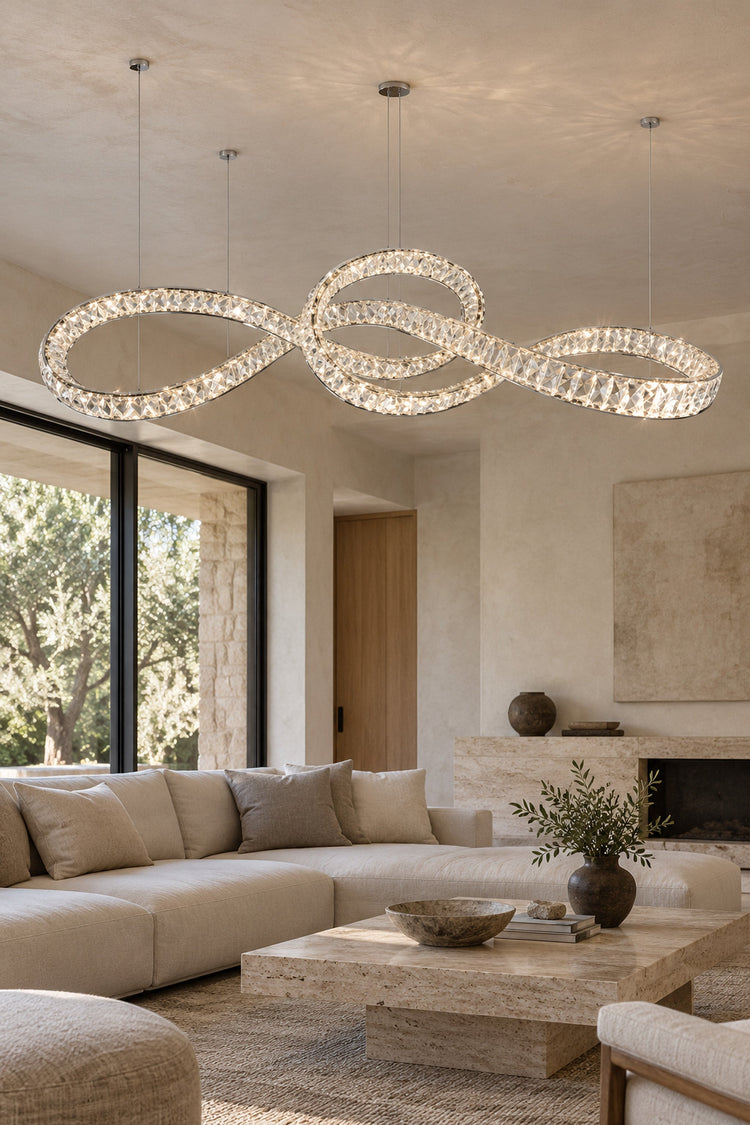Lustre Infinito — Boucle infinie de cristal