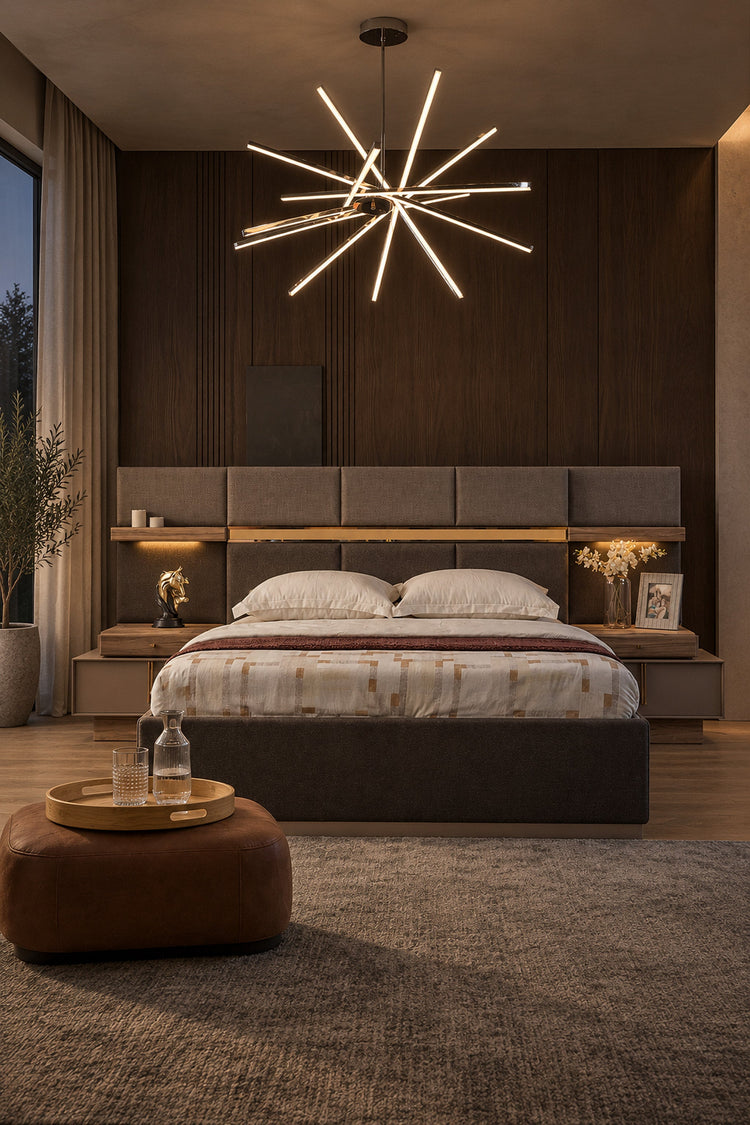 Lustre Raggio dans une chambre, seconde vue
