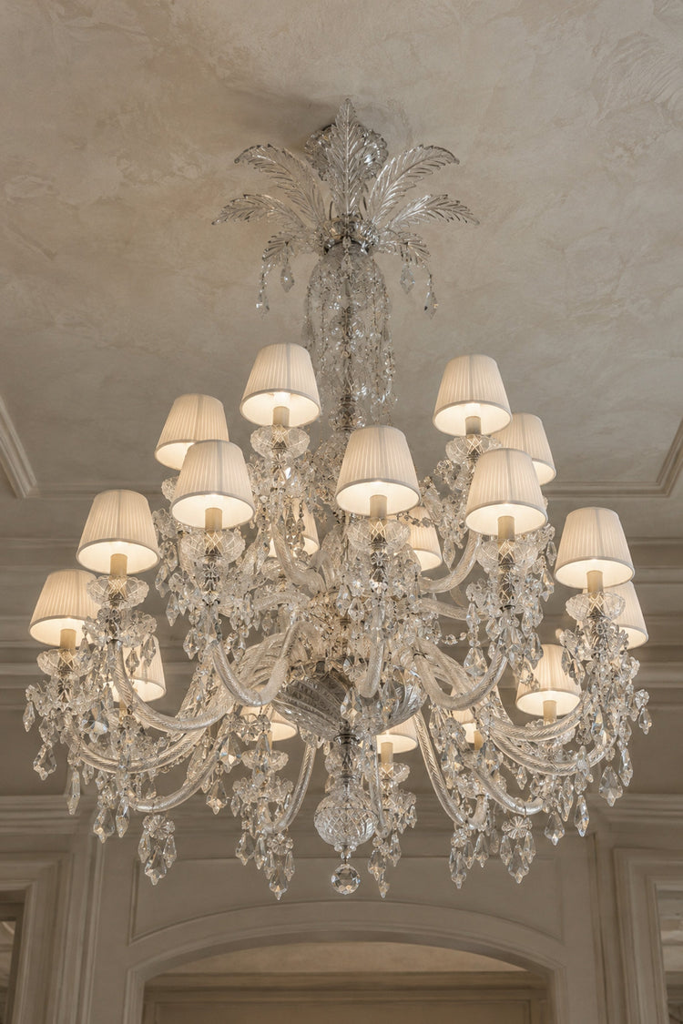 Lustre Versailles vu en contre-plongée