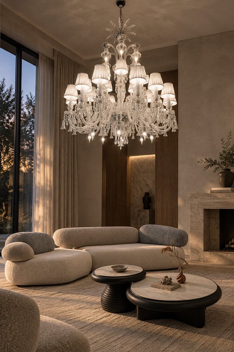Lustre Versailles dans un salon