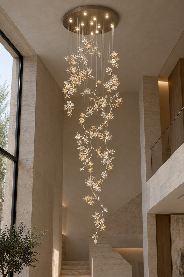 Lustre Vortice vu en contre-plongée
