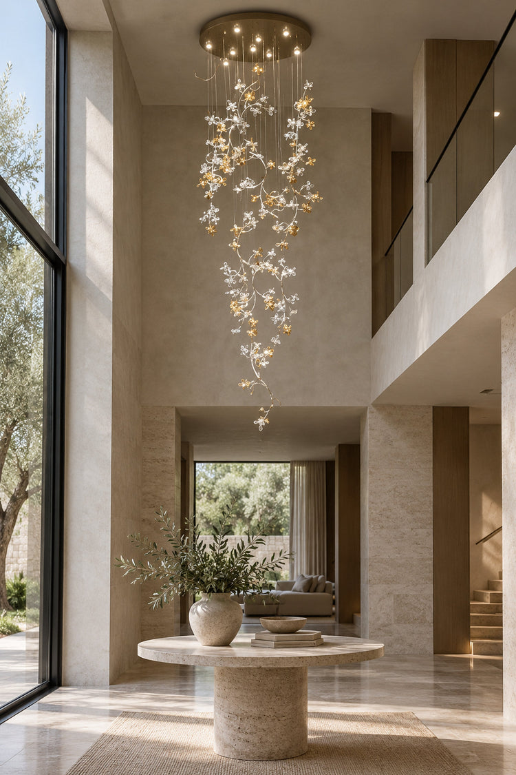 Lustre Vortice dans une entrée