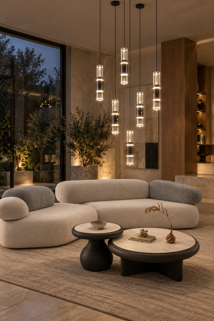 Suspension Colonna dans un salon
