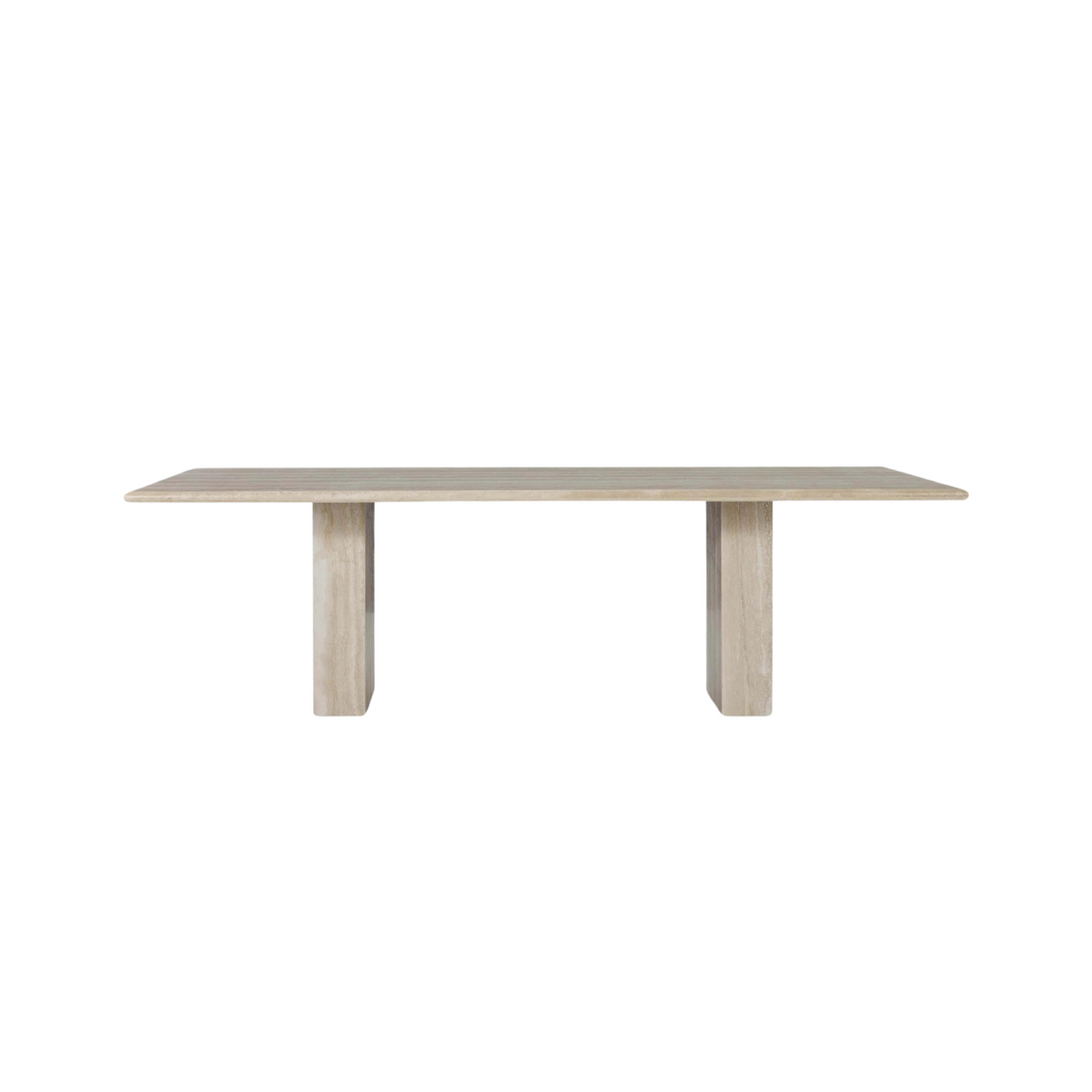 Table Rectangulaire Embe — Travertin