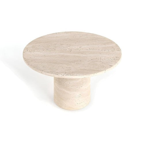 Table Basse Nocta — Travertin en situation