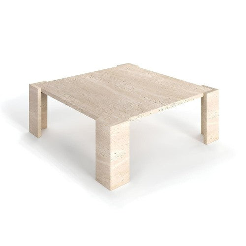 Table Basse Aldo — Travertin en situation