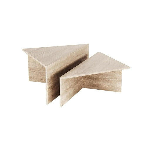Table Basse Paradus — Travertin en situation
