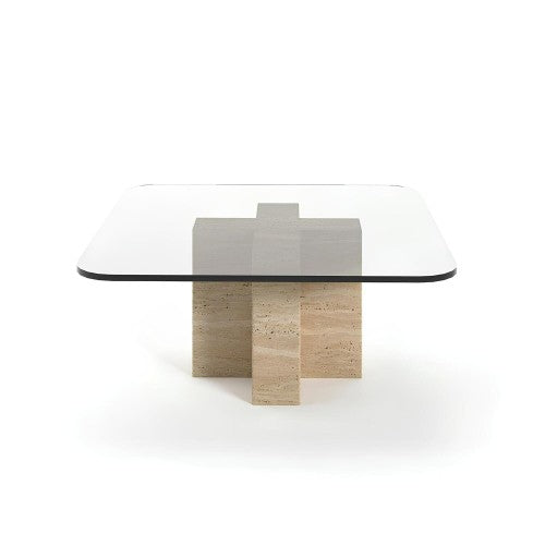 Table Basse Paribu — Travertin, Dimension & Finition