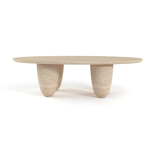 Table Basse Alyce — Travertin
