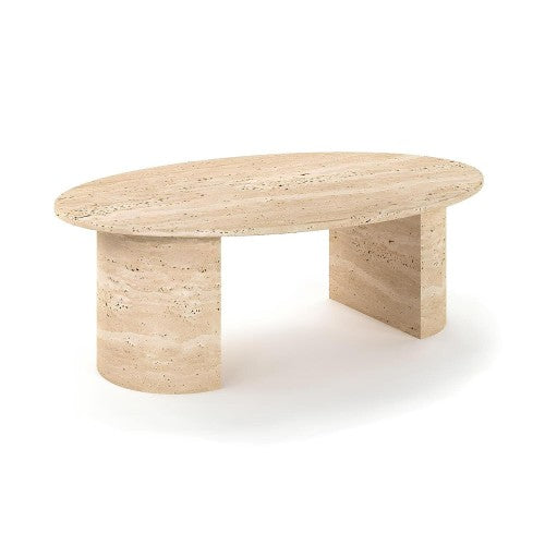 Table Basse Kava — Travertin