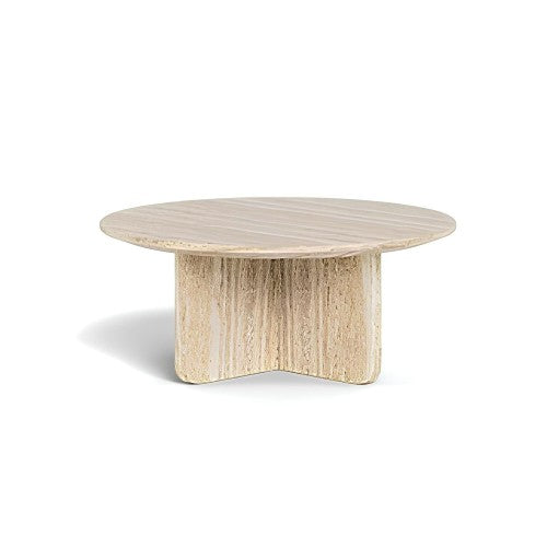 Table Basse Nava — Travertin en situation