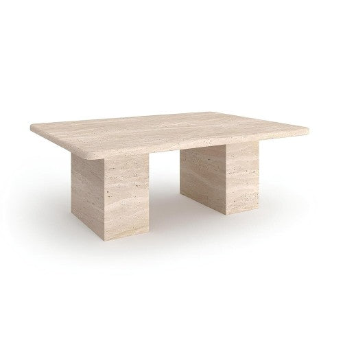 Table Basse Maelis — Travertin