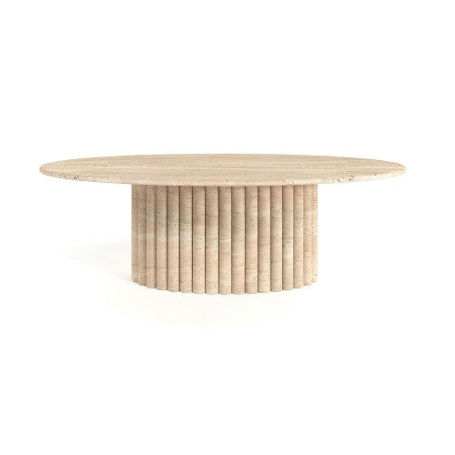 Table Basse Ostra — Travertin