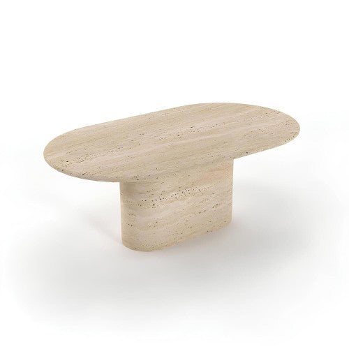 Table Basse Avena — Travertin en situation