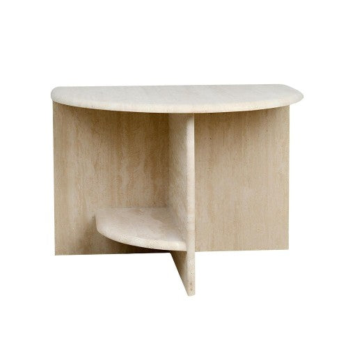 Table d'Appoint Zalya — Travertin