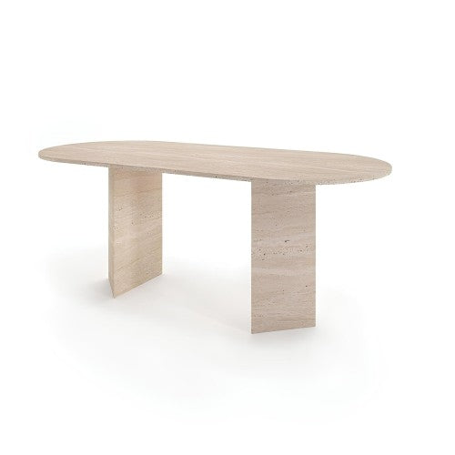 Table à Manger Oskara — Travertin