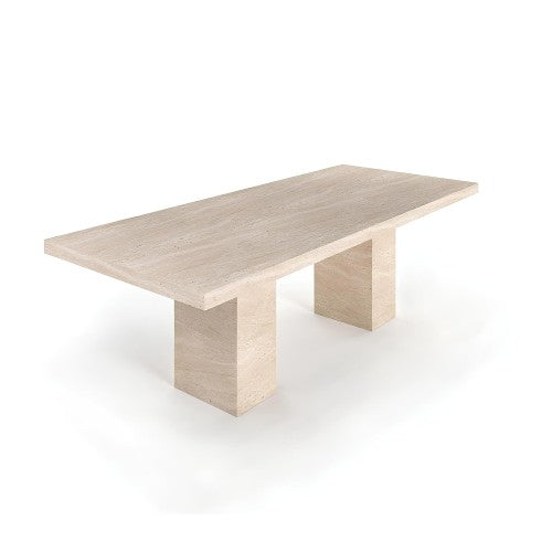 Table à Manger Lunel — Travertin