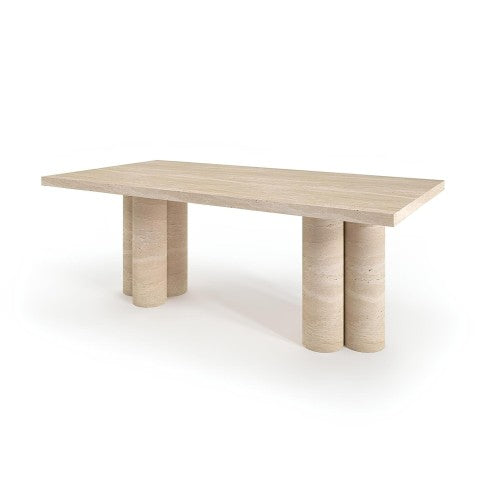 Table à Manger Merik — Travertin